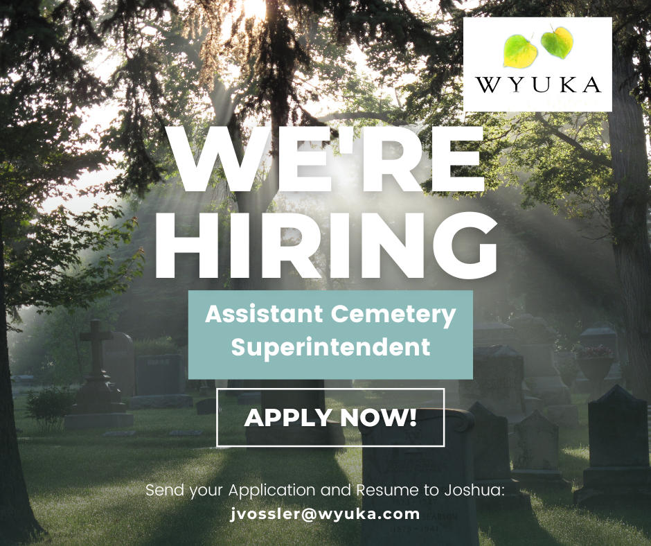 Now Hiring: Assistant Cemetery Superintendent